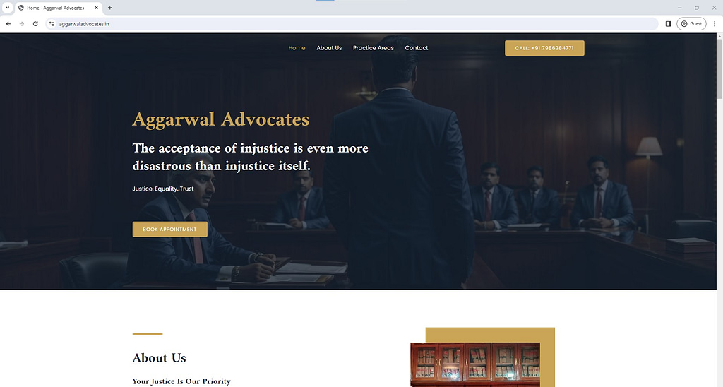 Case Study - Aggarwal Advocates